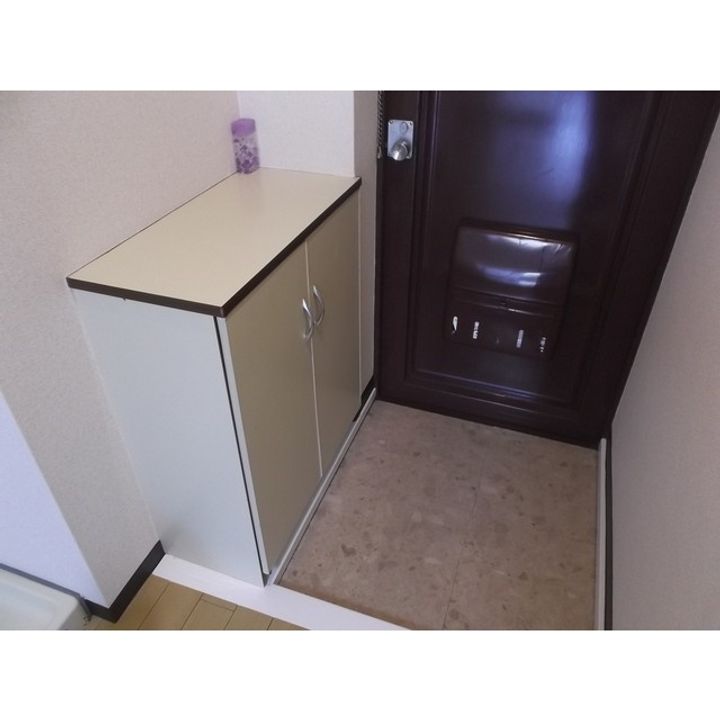 メゾン富士の玄関