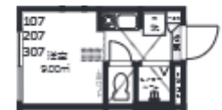 Nano上落合の間取り