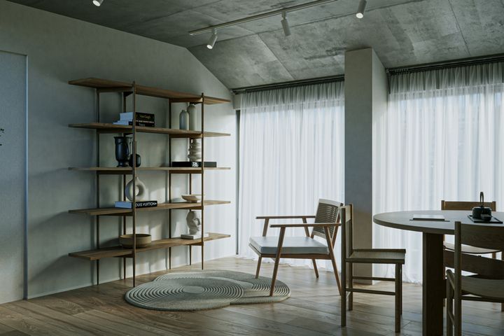 GranDuo梅ヶ丘の居間