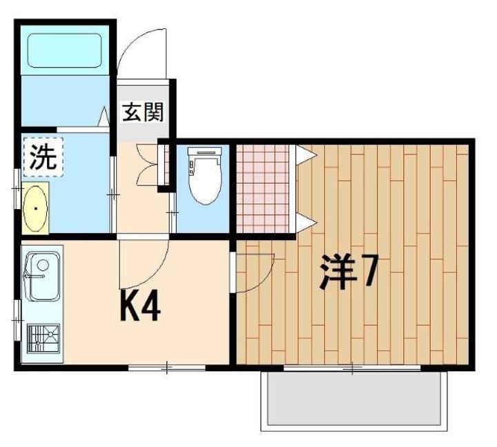 埼玉県川口市西川口5(アパート)の賃貸物件の間取り