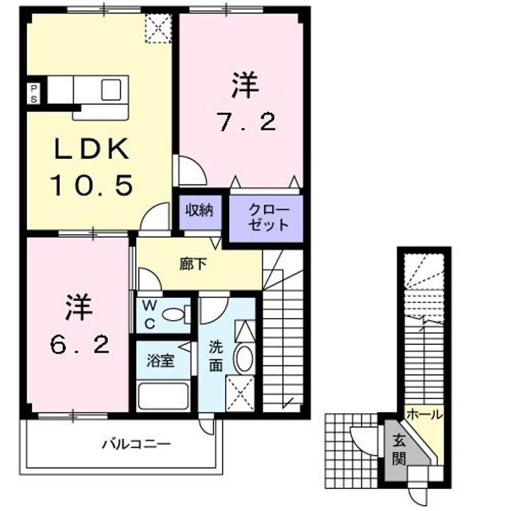 パラム壱番館の間取り