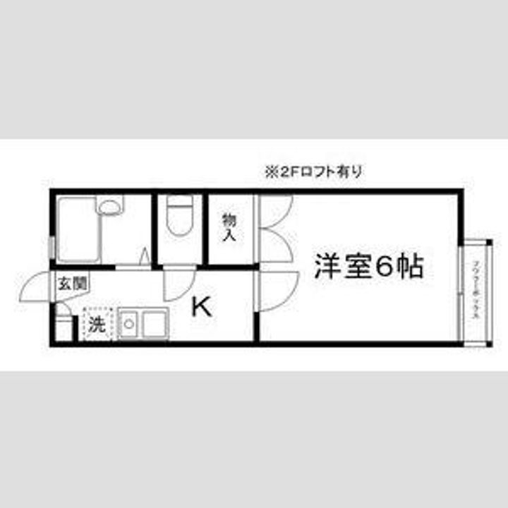 OA  FLAT御立中の間取り