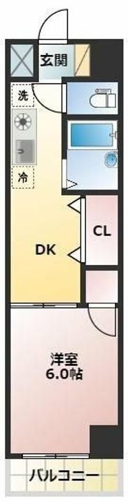 神奈川県大和市中央2(マンション)の賃貸物件の間取り