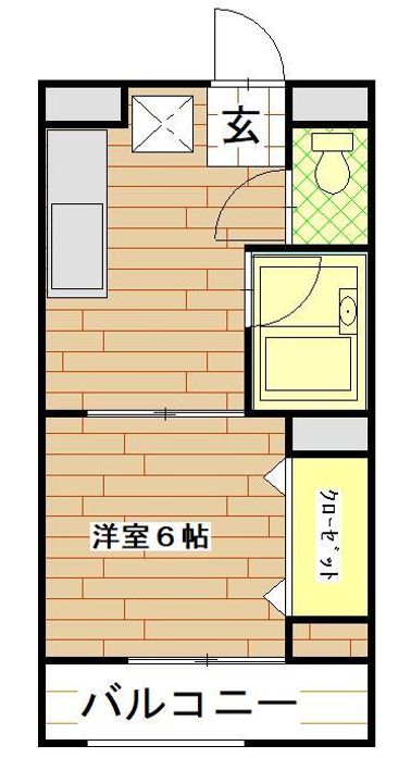 会津ロイヤルマンションの間取り