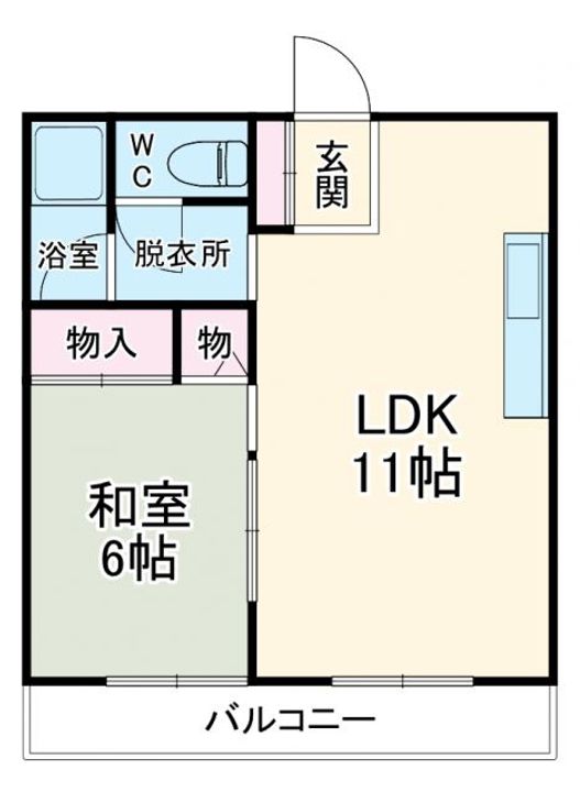 南台レジデンスの間取り