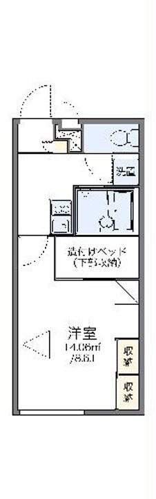 レオパレスアクエリアスの間取り
