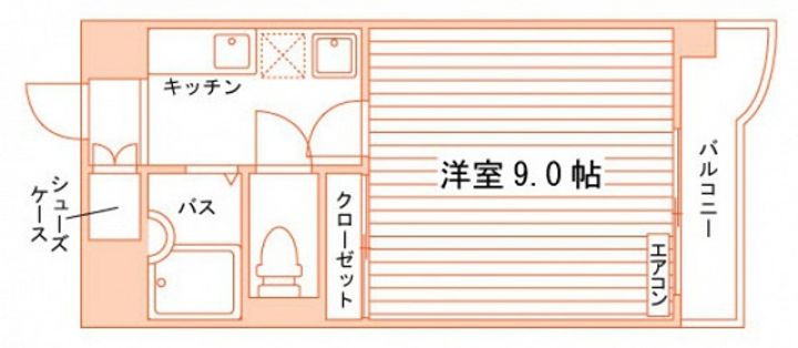 サニークレスト清水の間取り