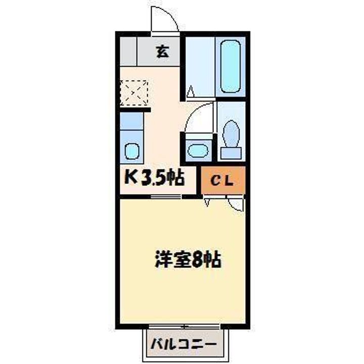 メゾントレビXの間取り