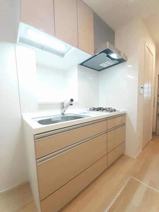 福島県伊達市保原町字旭町(アパート)の賃貸物件のキッチン