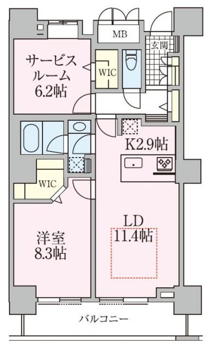 ロイヤルパークスタワー南千住の間取り