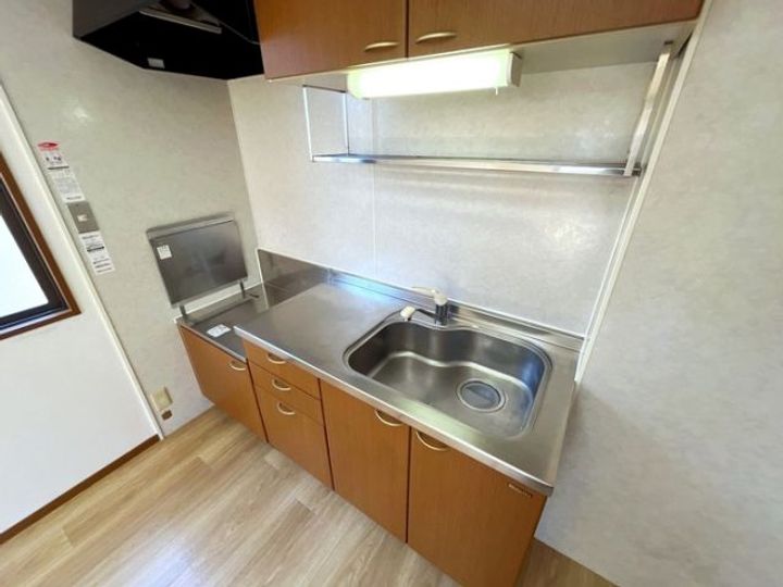 新潟県新潟市秋葉区程島(アパート)の賃貸物件のキッチン