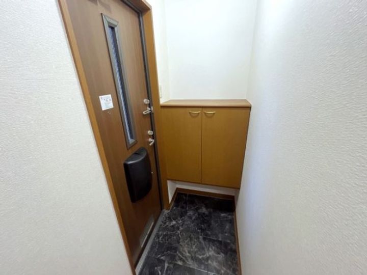 新潟県新潟市秋葉区程島(アパート)の賃貸物件の玄関