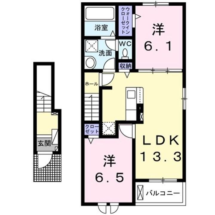 四季彩館IIの間取り