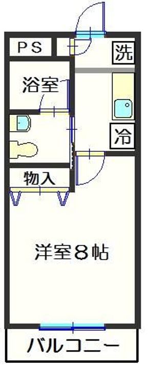 神奈川県相模原市中央区相模原7(マンション)の賃貸物件の間取り