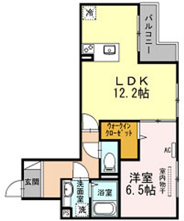 フラハの間取り