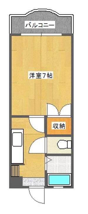 鹿児島県鹿児島市武1(マンション)の賃貸物件の間取り