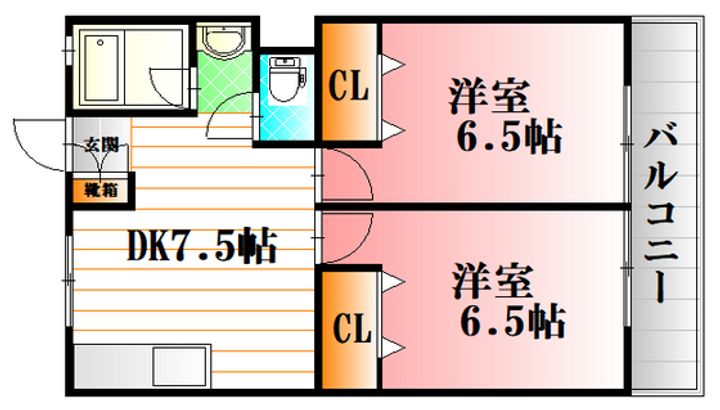 BLUE HILLSの間取り