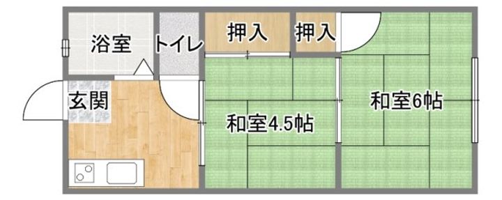 カムリイン東田Iの間取り