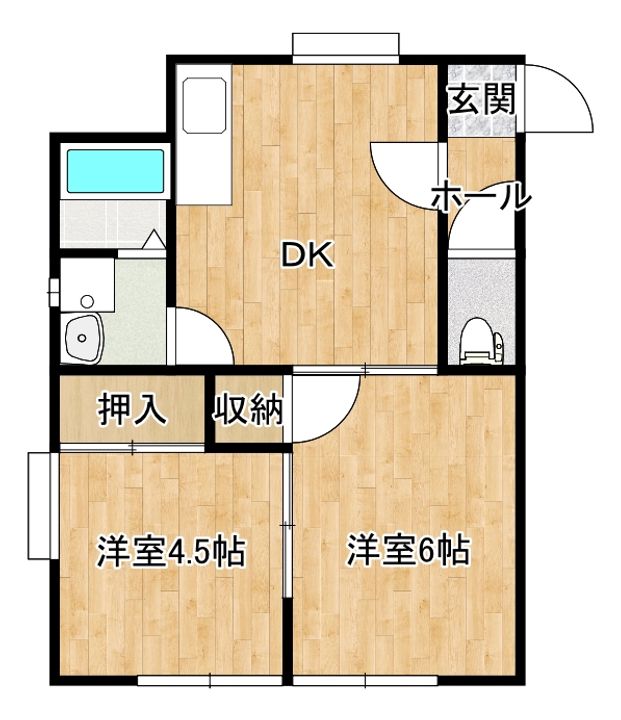 第二ロイヤルハイツの間取り