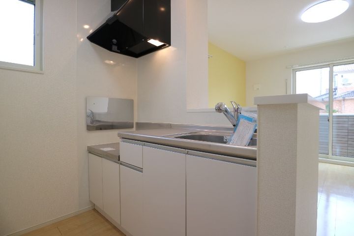 岡山県倉敷市沖(アパート)の賃貸物件のキッチン