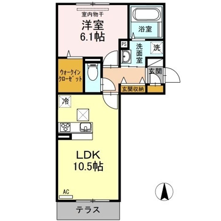 Merveille B棟の間取り