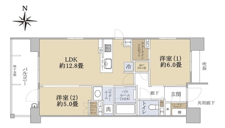 ザ・四条烏丸レジデンスの間取り