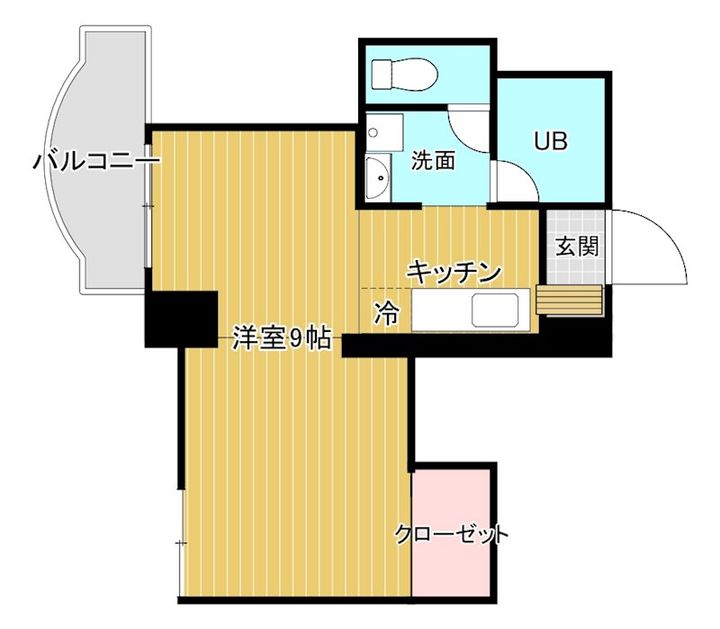 キャピタル平安の間取り