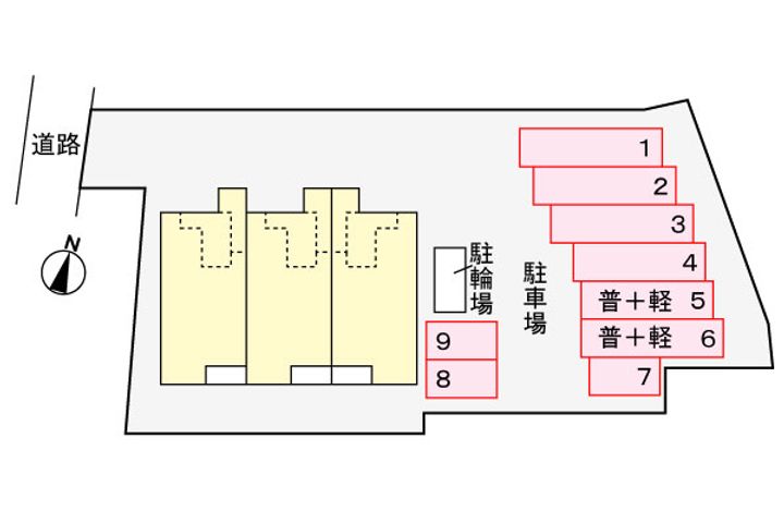 熊本県熊本市東区神園2(アパート)の賃貸物件の地図