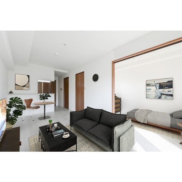 アンミライ大津の居間