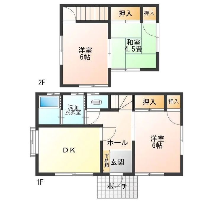 栃木県芳賀郡益子町大字塙(一戸建)の賃貸物件の間取り