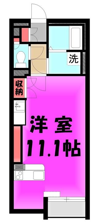 埼玉県川口市大字源左衛門新田(アパート)の賃貸物件の間取り