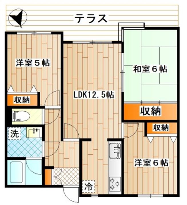 神奈川県川崎市宮前区鷺沼2(マンション)の賃貸物件の間取り