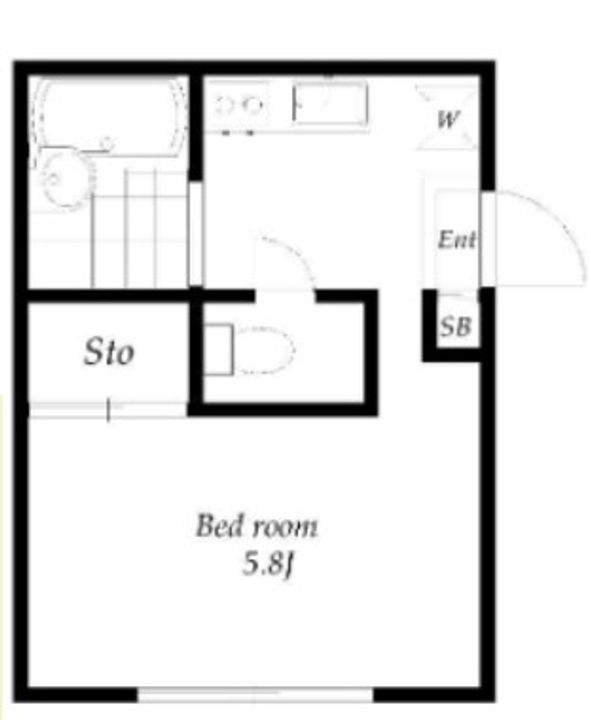 東京都練馬区桜台1(マンション)の賃貸物件の間取り