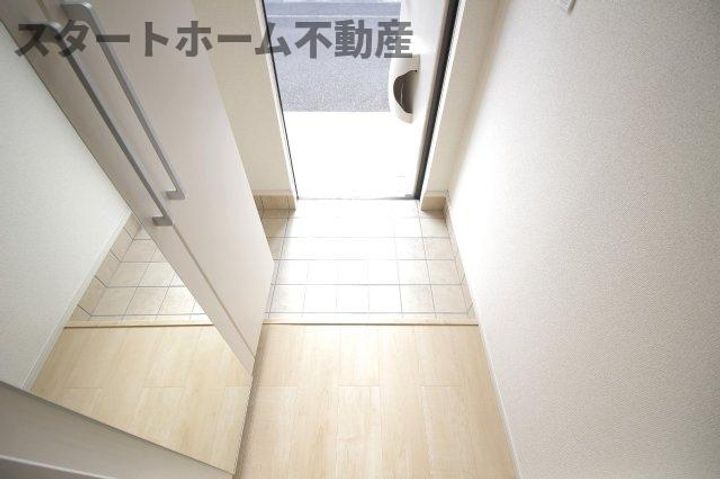 クラール蔵本公園 Bの玄関