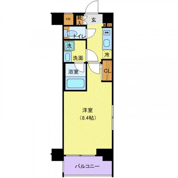 東京都世田谷区南烏山3(マンション)の賃貸物件の間取り