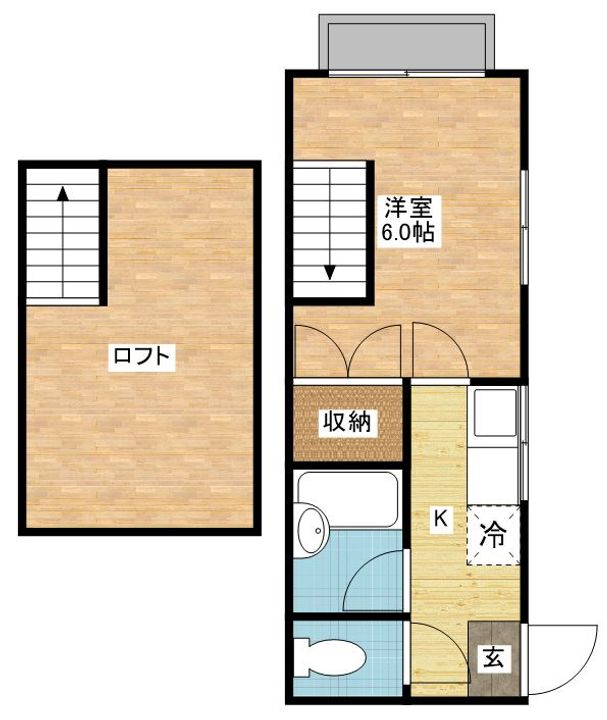 ハイツエコーの間取り