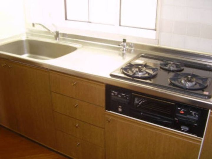 兵庫県加西市北条町古坂(マンション)の賃貸物件のキッチン