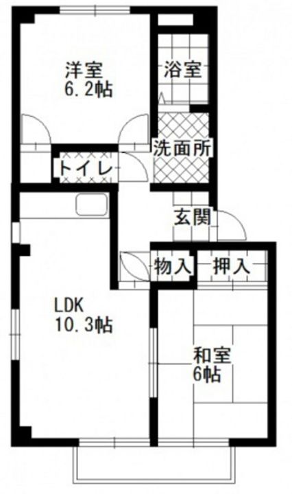 フォブールせがの間取り