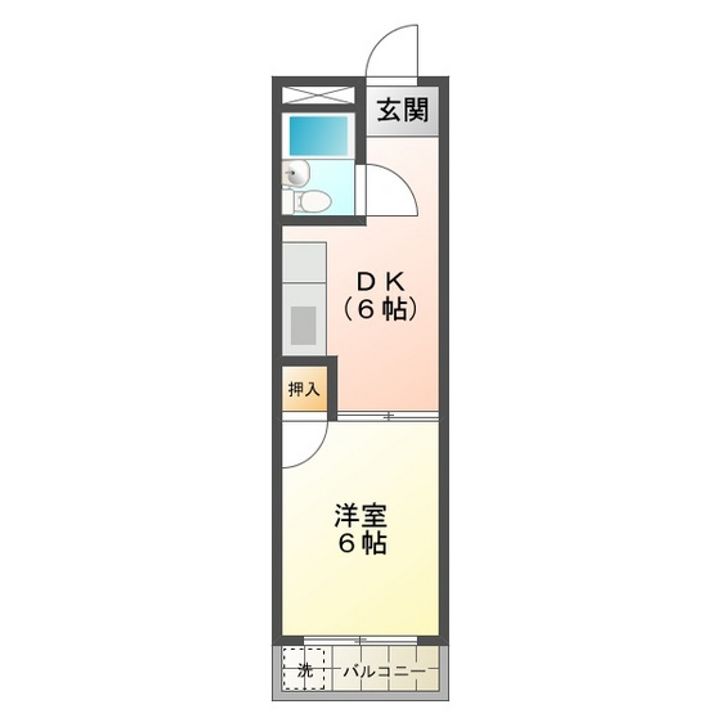 アバンハウスIの間取り
