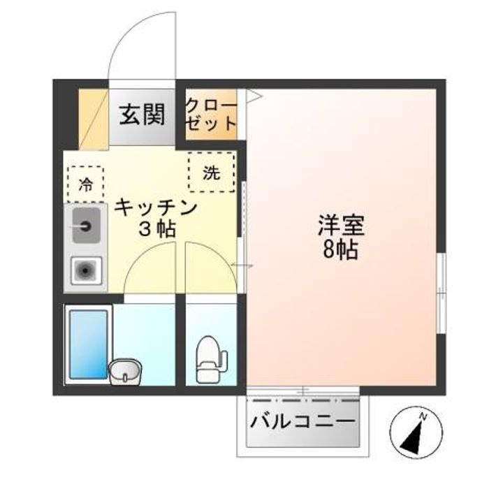 東京都品川区旗の台4(マンション)の賃貸物件の間取り