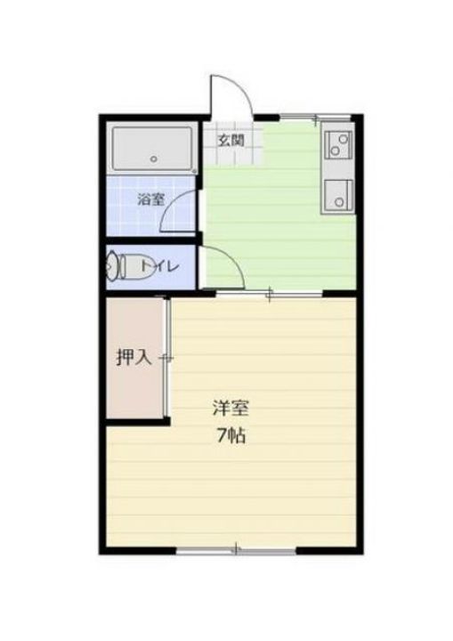 シティハイムBの間取り