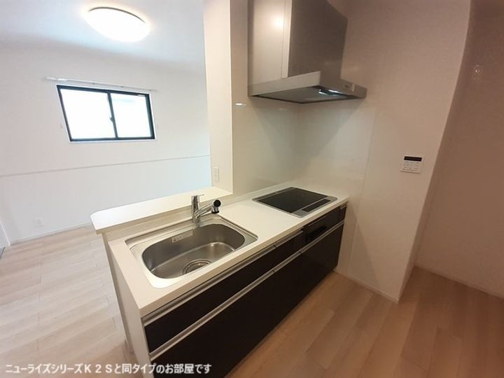 滋賀県東近江市聖和町(アパート)の賃貸物件のキッチン