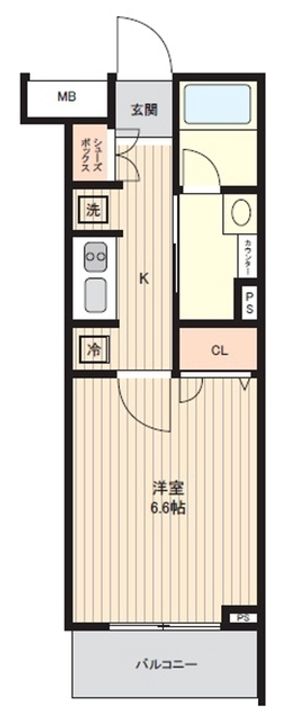 シティインデックス大井町の間取り