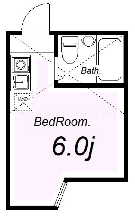 ユナイト鋼管通シプリアーノの間取り