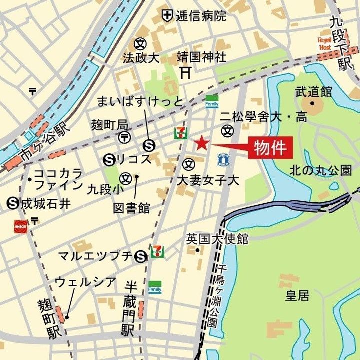 東京都千代田区三番町(マンション)の賃貸物件のその他画像