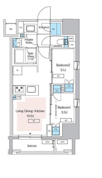 東京都墨田区太平1(マンション)の賃貸物件の間取り