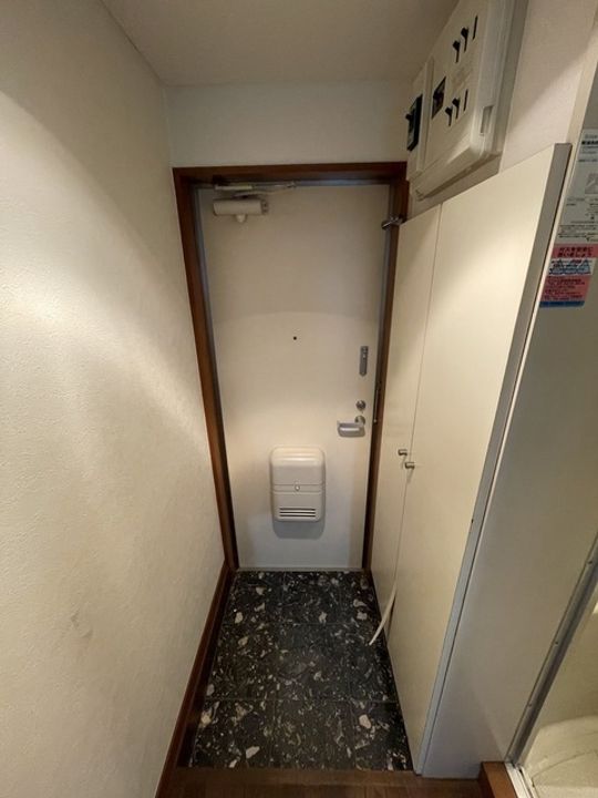 DSハイツ1の玄関