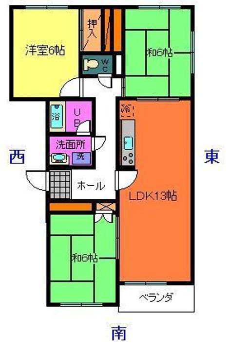 サンシャインuの間取り