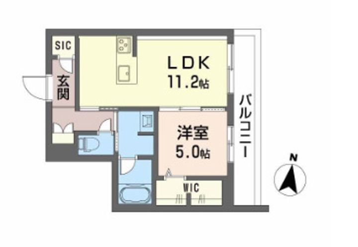 シャーメゾン壺川の間取り