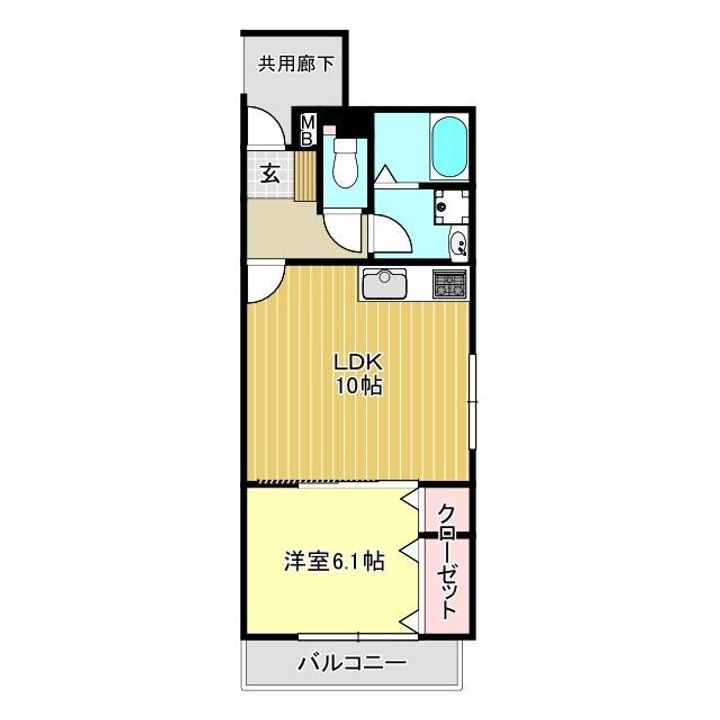 フィールドコート フォリアの間取り